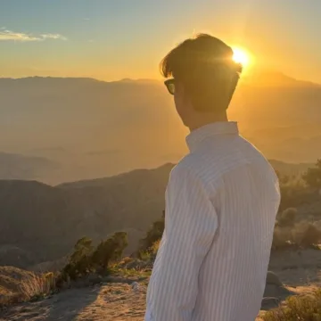 Blog Dion Meiland Zonsondergang bij Joshua Tree Prak